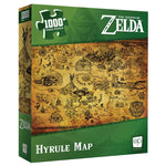 Zelda Hyrule Map 1000 Piece Puzzle New