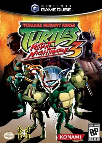 Teenage Mutant Ninja Turtles 3 Mutant Nightmare GameCube Used