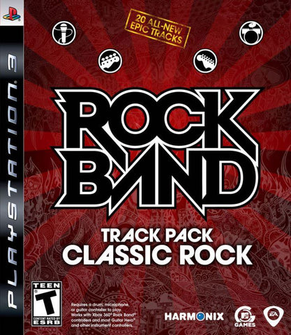 Rock Band Track Pack Classic Rock Instruments Required PS3 New