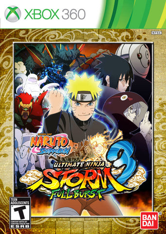 Naruto Shippuden Ultimate Ninja Storm 3 Full Burst 360 Used