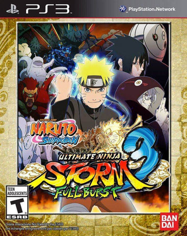 Naruto Shippuden Ultimate Ninja Storm 3 Full Burst PS3 Used