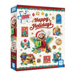 Super Mario Happy Holidays 1000 Piece Puzzle New