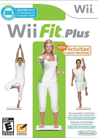Wii Fit Plus Game Only Balance Board Required Wii Used
