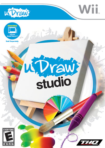 Udraw Studio Game Only Tablet Required Wii Used