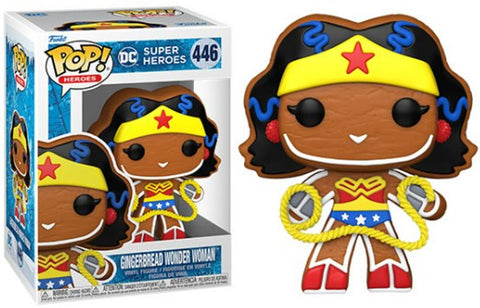 Funko Pop DC Heroes Holiday Gingerbread Wonder Woman New