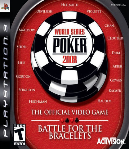 World Series Poker 2008 Battle For Bracelets PS3 Used