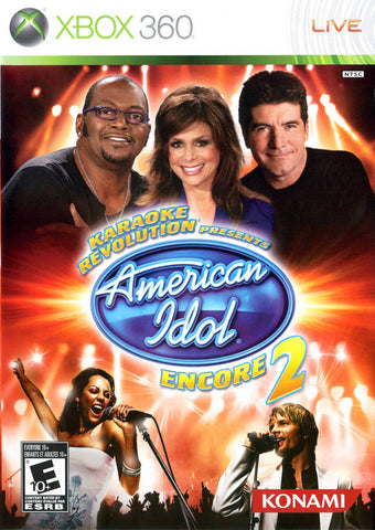 Karaoke Revolution Amererican Idol Encore 2 Game Only Mic Required 360 Used