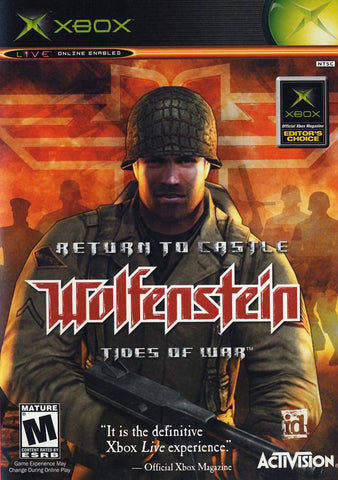 Return To Castle Wolfenstein Xbox Used