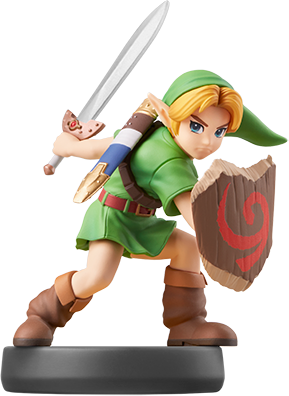 Amiibo Super Smash Bros Young Link Used