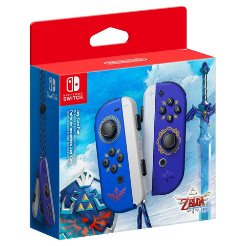 Switch Controller Wireless Nintendo Joy-Con L R Blue Zelda Skyward Sword New